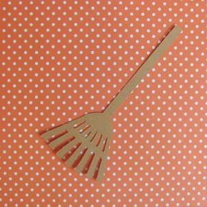 Rake Die Cuts - 20 pcs - Paper Shapes Cardstock Cutouts