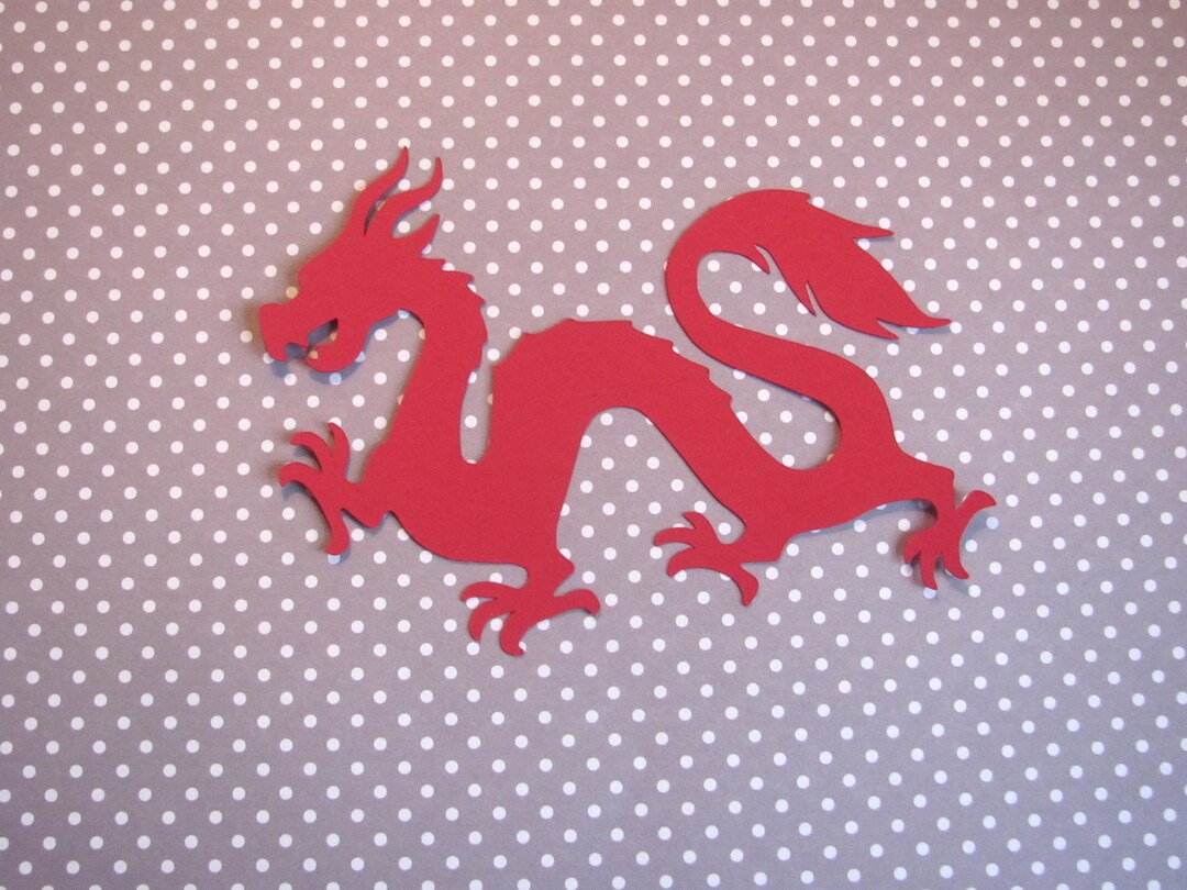 Chinese Dragon Die Cuts - 20 Pcs - Paper Shapes Cardstock Cutouts - Etsy