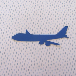 Airplane Die Cuts - 20 pcs - Paper Shapes Cardstock Cutouts