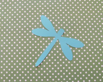 Dragonfly Die Cuts - 20 pcs - Paper Shapes Cardstock Cutouts
