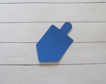 Dreidel Die Cuts - 20 pcs - Paper Shapes Cardstock Cutouts