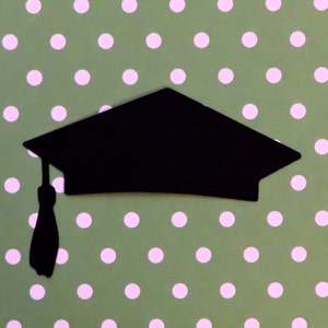 108 Pcs Graduation Cap Decorations 2023 Graduation Hat Cutouts Paper