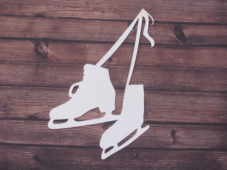 Ice Skate Die Cuts 20 Pcs Paper Shapes Cardstock Cutouts Etsy
