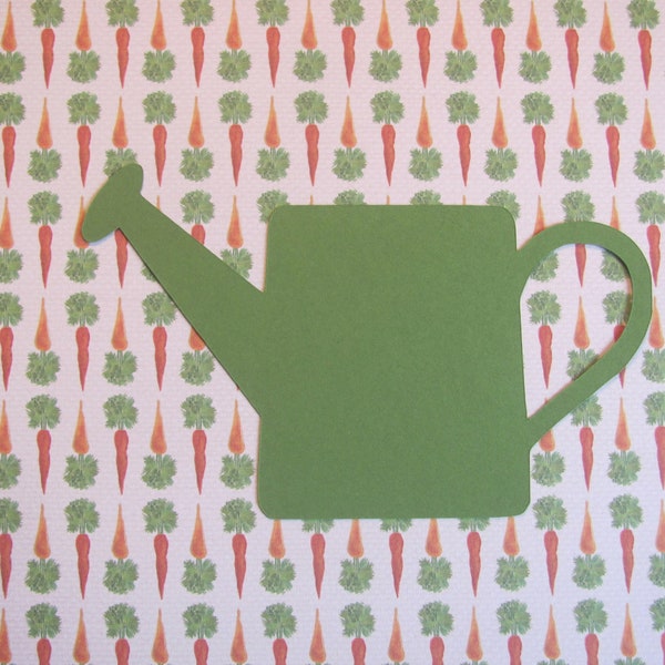 Watering Can Die Cuts - 20 pcs - Paper Shapes Cardstock Cutouts