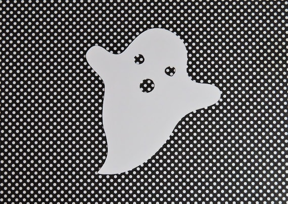 Cute Ghost Die Cuts 20 Pcs Paper Shapes Cardstock Cutouts | Etsy