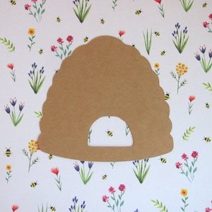 Beehive Die Cuts - 20 pcs - Paper Shapes Cardstock Cutouts