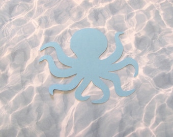 Octopus Die Cuts - 20 pcs - Paper Shapes Cardstock Cutouts