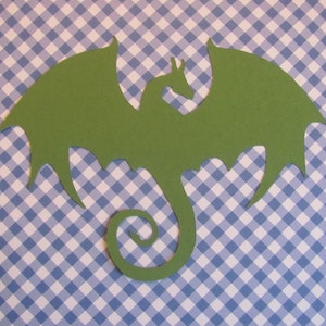 Dragon Die Cuts - 20 pcs - Paper Shapes Cardstock Cutouts
