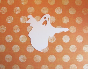 Ghost Die Cuts - 20 pcs - Paper Shapes Cardstock Cutouts