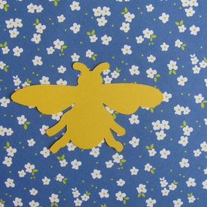 Bee Bumblebee Die Cuts - 20 pcs - Paper Shapes Cardstock Cutouts