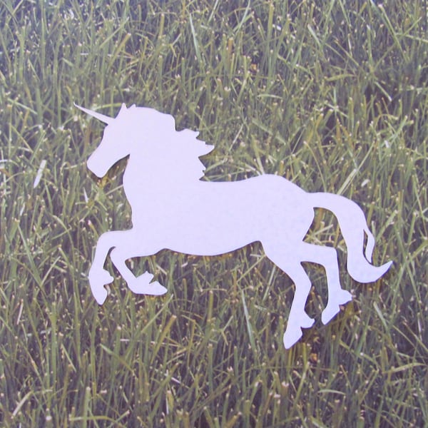 Unicorn Die Cuts - 20 pcs - Paper Shapes Cardstock Cutouts