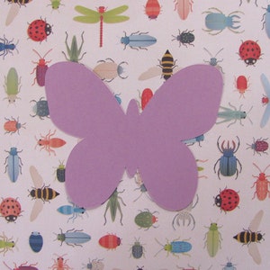 Butterfly Die Cuts - 20 pcs - Paper Shapes Cardstock Cutouts