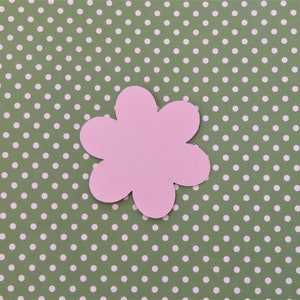 Flower Die Cuts (Style 1) - 20 pcs - Paper Shapes Cardstock Cutouts