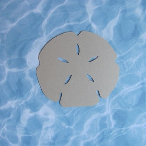 Sand Dollar Die Cuts - 20 pcs - Paper Shapes Cardstock Cutouts