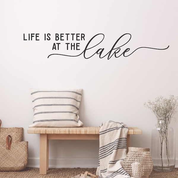 Lake Wall Decal Etsy