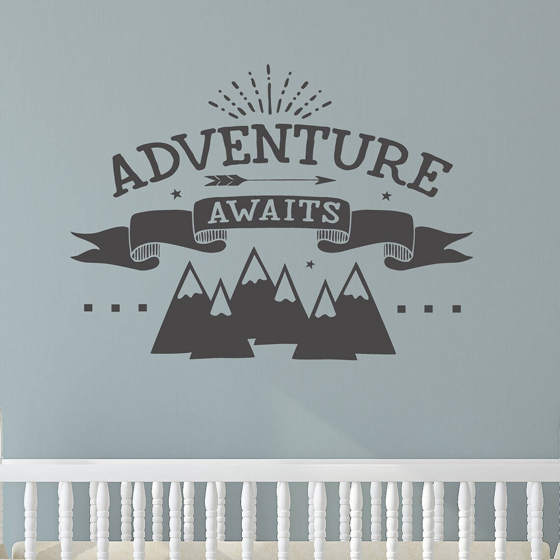 Adventure Wall Decal Nursery Decor Adventure Wall Quote Etsy