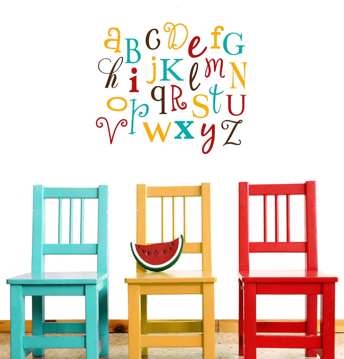 Vinyl Wall Art Alphabet Decal Sticker Etsy