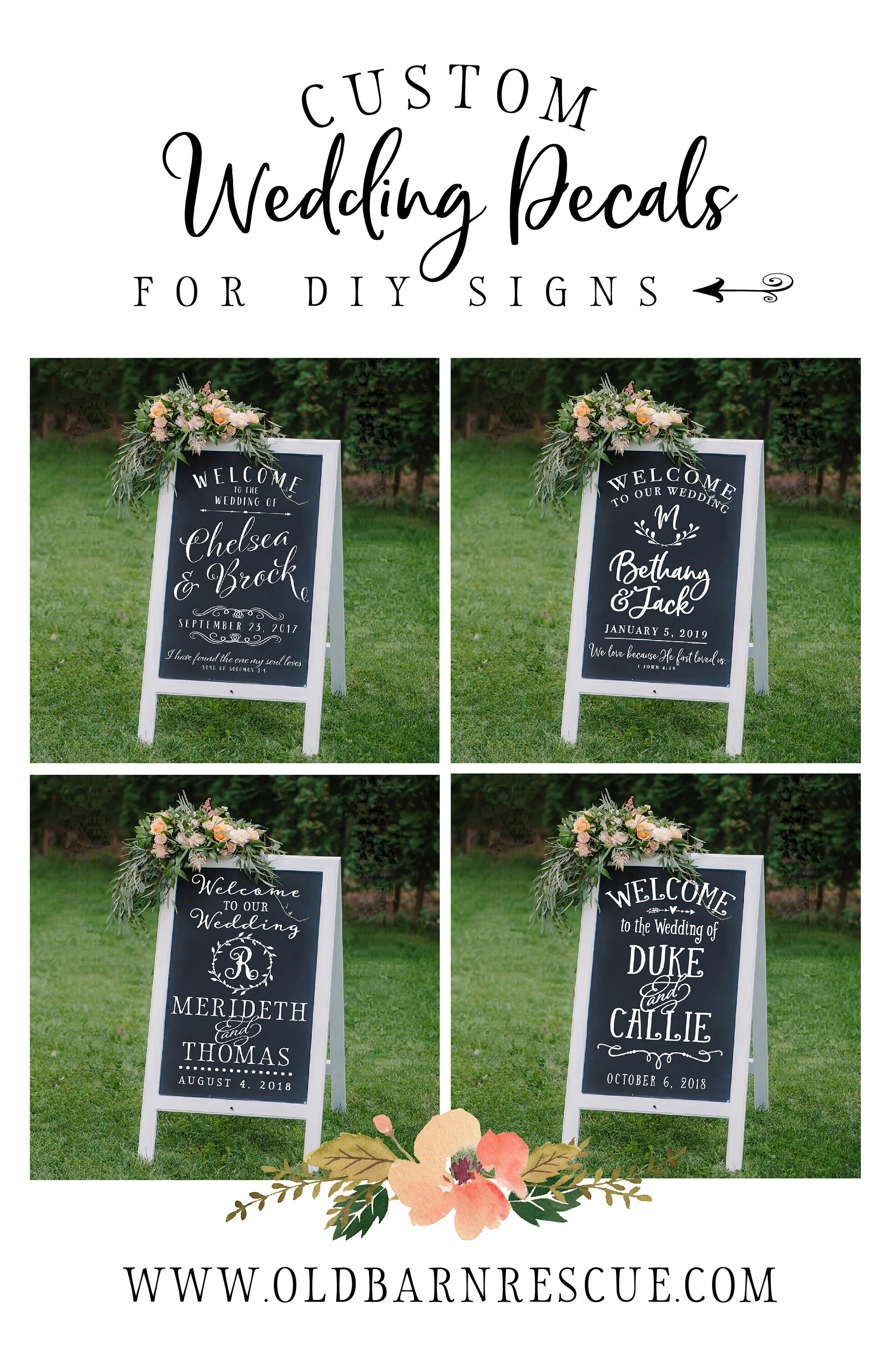 Please Choose a Seat and Not a Side Wedding Sign Decal – Vinyl Written
