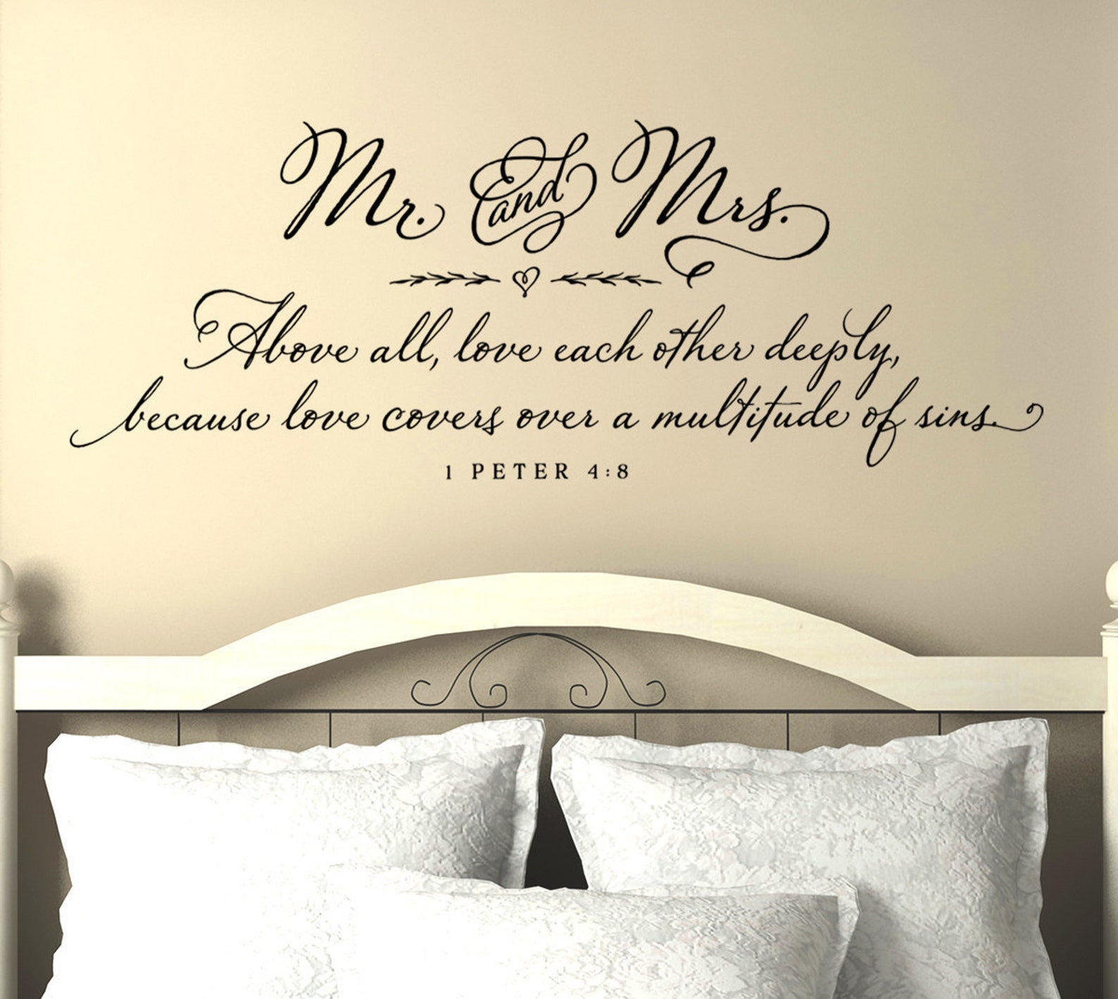 Master Bedroom Wall Decor Master Bedroom Wall Decal Mr. Etsy