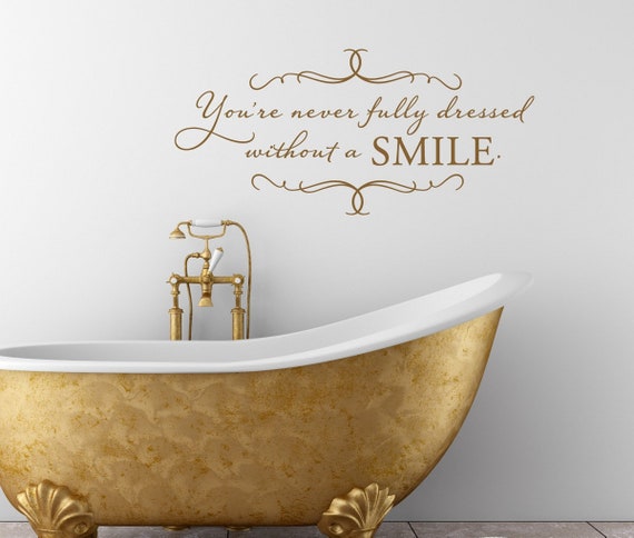 Ontmoedigd zijn voorspelling Souvenir Badkamer stickers badkamer decor Je bent nooit volledig - Etsy België