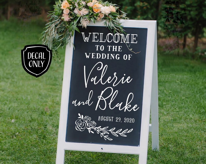 Large Chalkboard, Chalk Wedding Sign, Blackboard Sign, Wedding Chalk ...