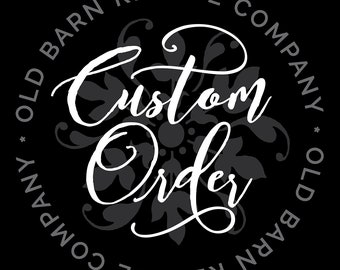 Custom Order for Kristeena McNulty - Wedding Decal