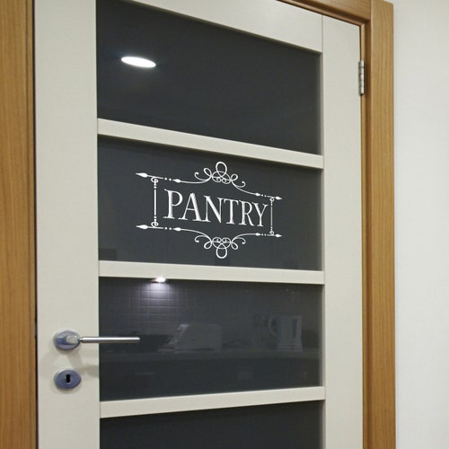 Pantry Door Decal Kitchen Decals Kitchen Pantry Pantry Etsy