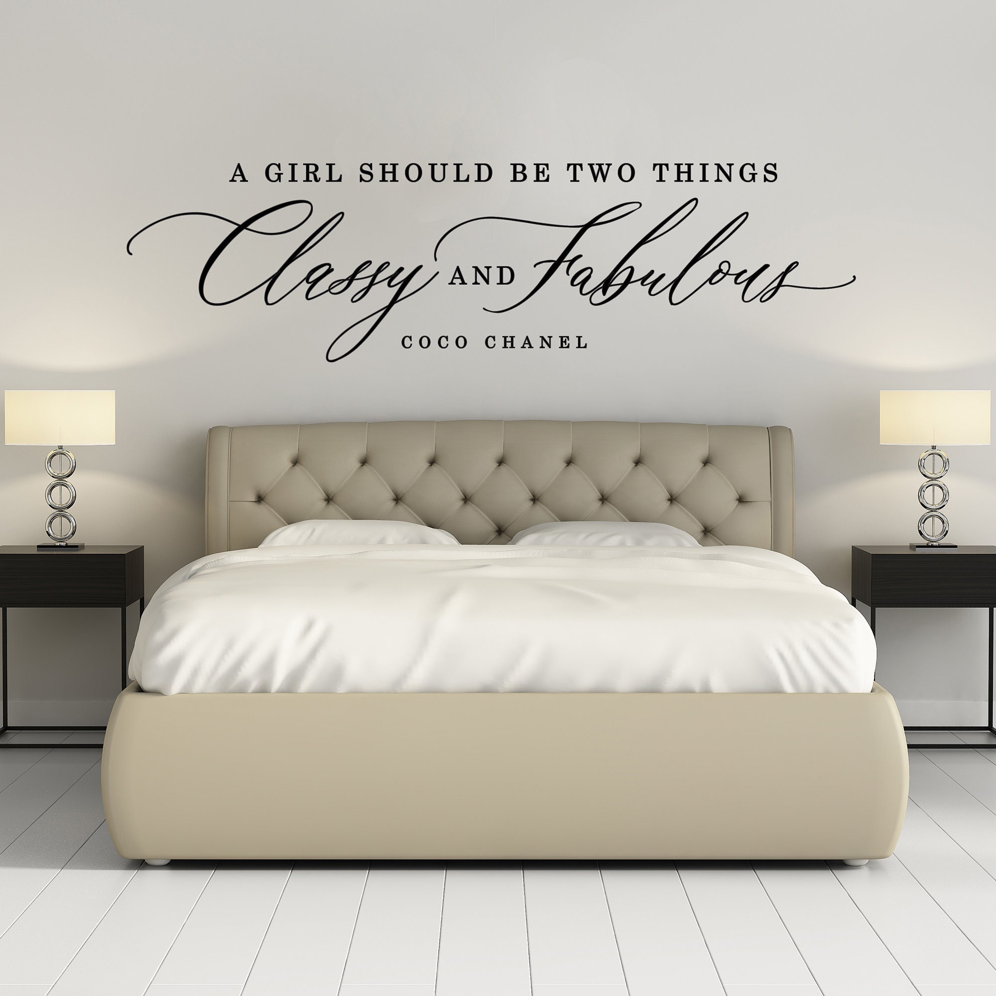 The best things Coco Chanel wall decal sticker