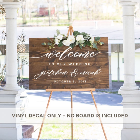 DIY Welcome Sign and Stand  Wedding signs diy, Sign stand, Diy easel