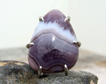 Amethyst Lace Ring, Silver size 6.75