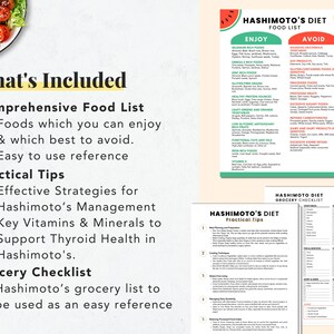 Hashimoto's Diet Food List for Thyroid Health | Food Charrt Hashimotos ...