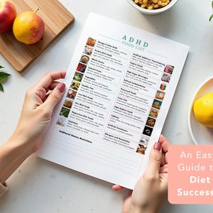ADHD Diet Food List | ADHD Foods to Avoid | ADHD Food Chart | Autism ...