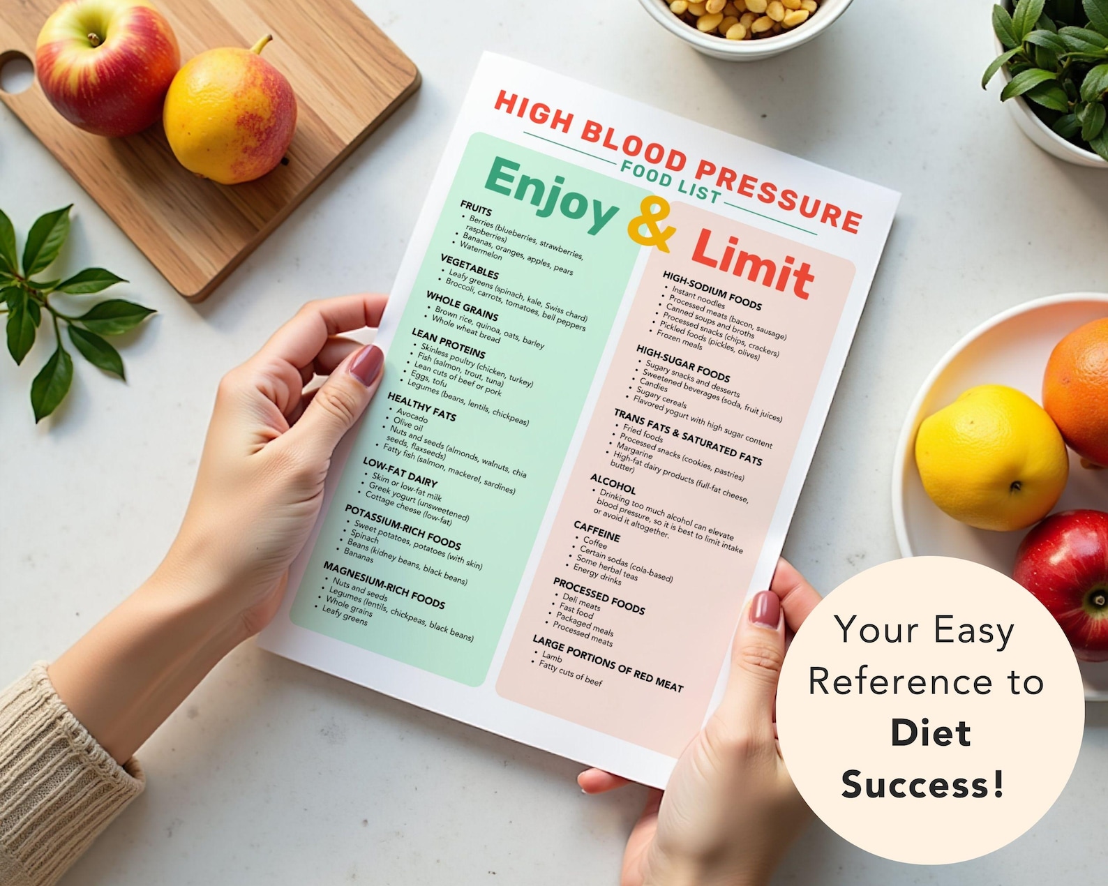 High Blood Pressure Diet Food List | Foods That Help Lower Blood ...