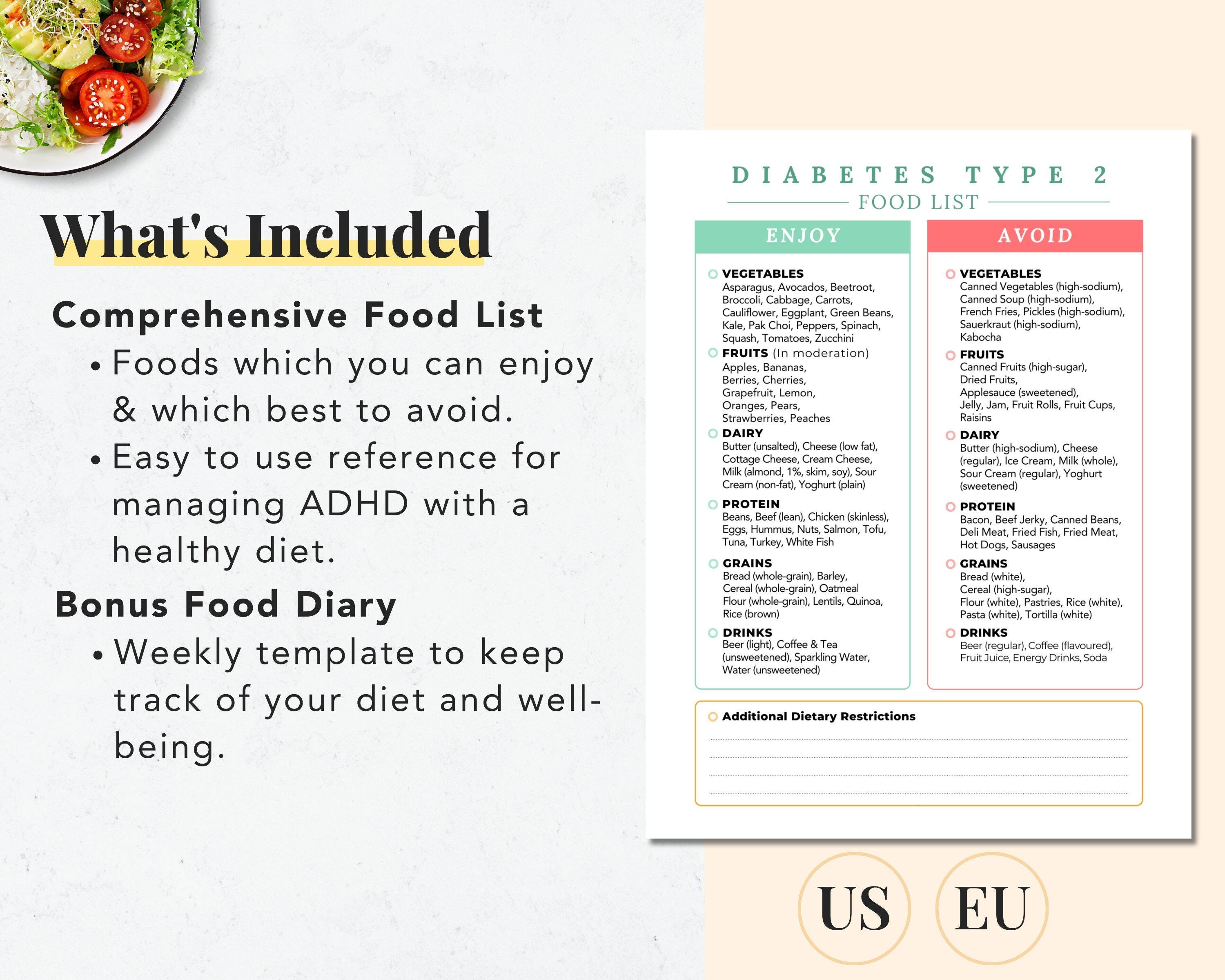 Diabetes Type 2 Food List | Diabetic Diet Food List | Diabetic Meal