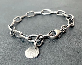Silver Hand Bracelet - Etsy
