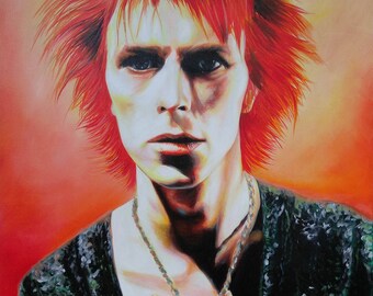 David Bowie "Soul Love" Archival Reproduction signed by artist Mel Fiorentino.