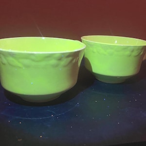 uranium glazed teacups
