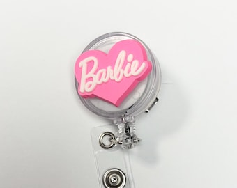Barbie badge reels