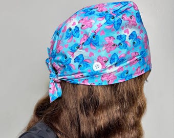 Stitch love scrub cap
