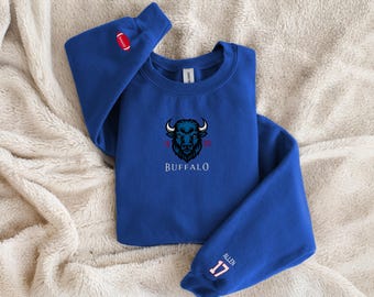 Buffalo Football Josh Allen Besticktes Sweatshirt