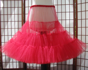 Petticoat Red Tulle -- Custom Order