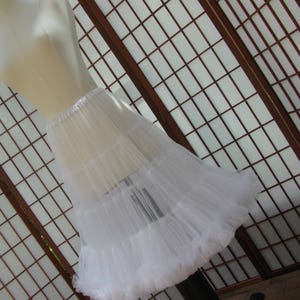 Petticoat White Chiffon Custom Size, Length, and Colors Made to Measure, Adults & Children image 5