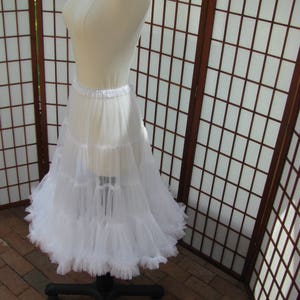 Petticoat White Chiffon Custom Size, Length, and Colors Made to Measure, Adults & Children image 8