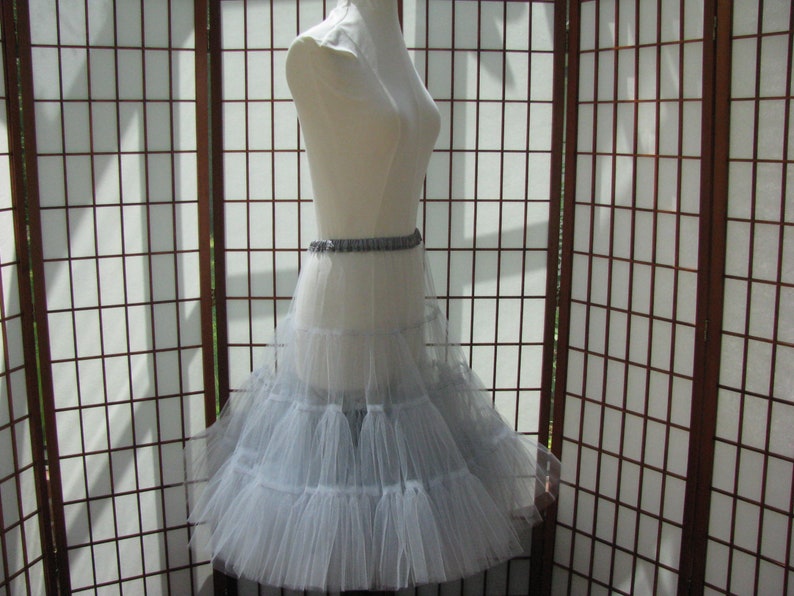 Made to Measure and Colors Petticoat Gray Tulle 1 Layer Length Custom Size Adults /& Children