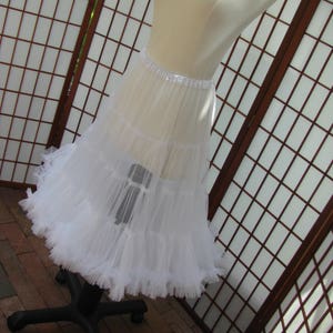 Petticoat White Chiffon Custom Size, Length, and Colors Made to Measure, Adults & Children image 9