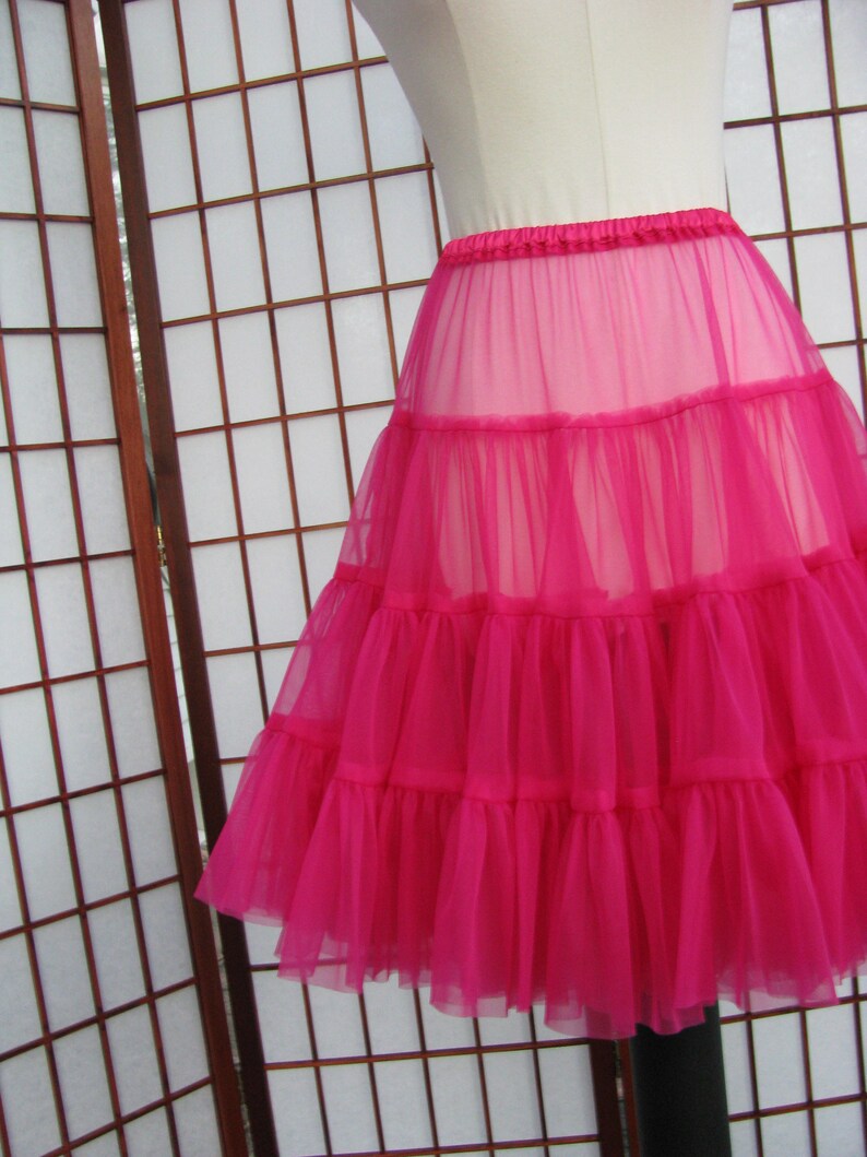 Chiffon Petticoat Your Color Choice 1 Layer Custom Size Etsy