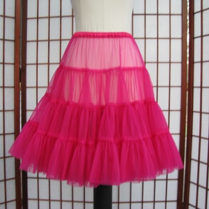 Chiffon Petticoat, Your Color Choice, 1 Layer -- Custom Size, Length, and Colors -- Made to Measure, Adults & Children