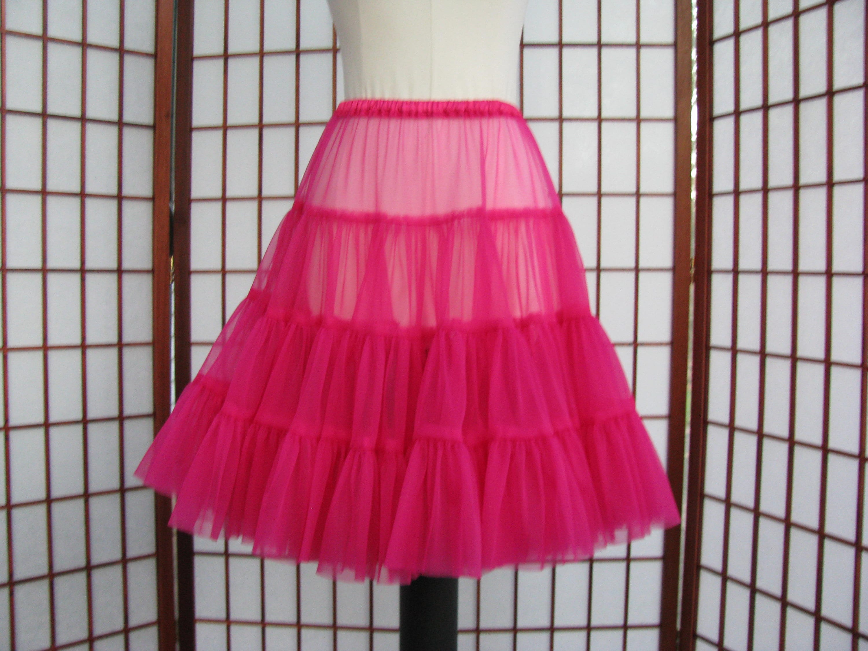 Chiffon Petticoat Your Color Choice 1 Layer Custom Size | Etsy