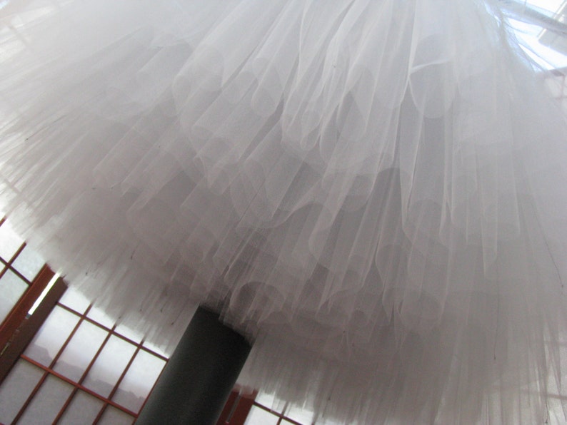 Silver Gray Tulle Petticoat 8 Layers Custom Order