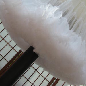 Petticoat White Chiffon Custom Size, Length, and Colors Made to Measure, Adults & Children image 3